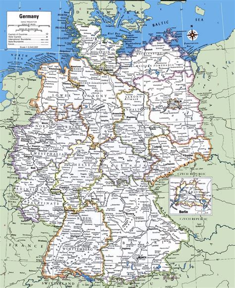 map of germany with cities and towns|Cities in Germany .